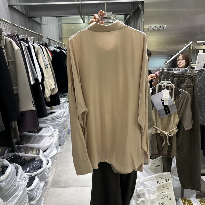 UOOV韓國直郵㊣女裝新品時尚職業推薦熱賣真品人氣襯衫蕾絲衫UOOV襯衫/蕾絲衫