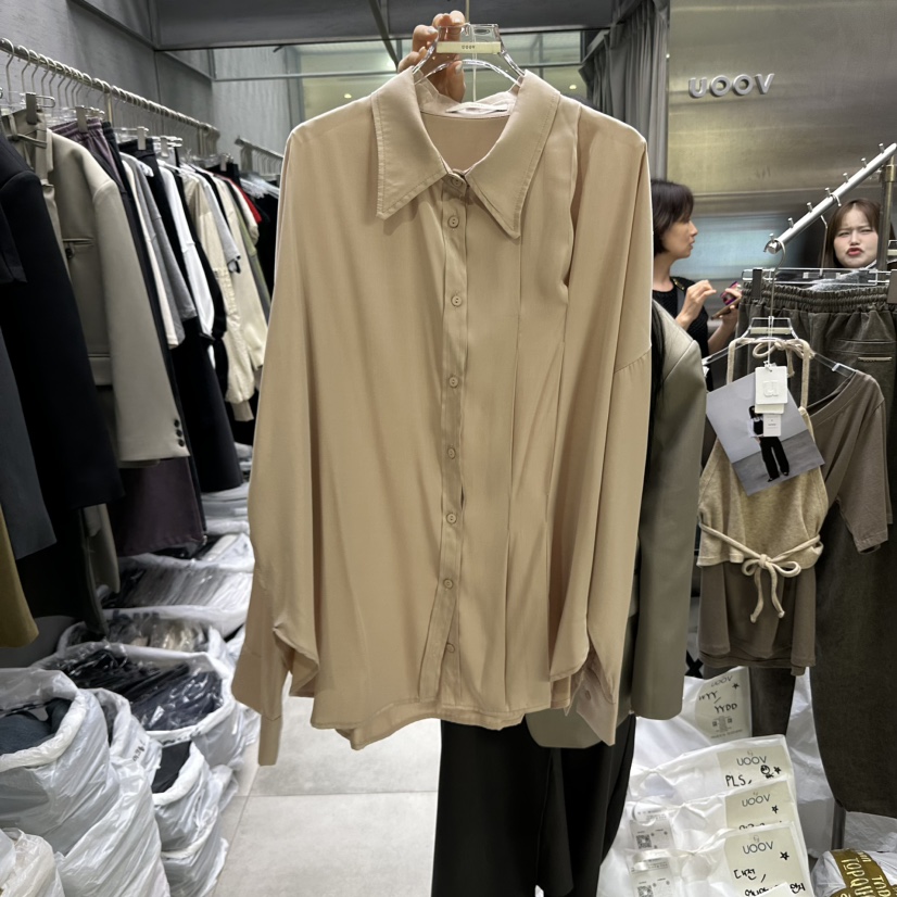 UOOV韓國直郵㊣女裝新品時尚職業推薦熱賣真品人氣襯衫蕾絲衫UOOV襯衫/蕾絲衫圖色1