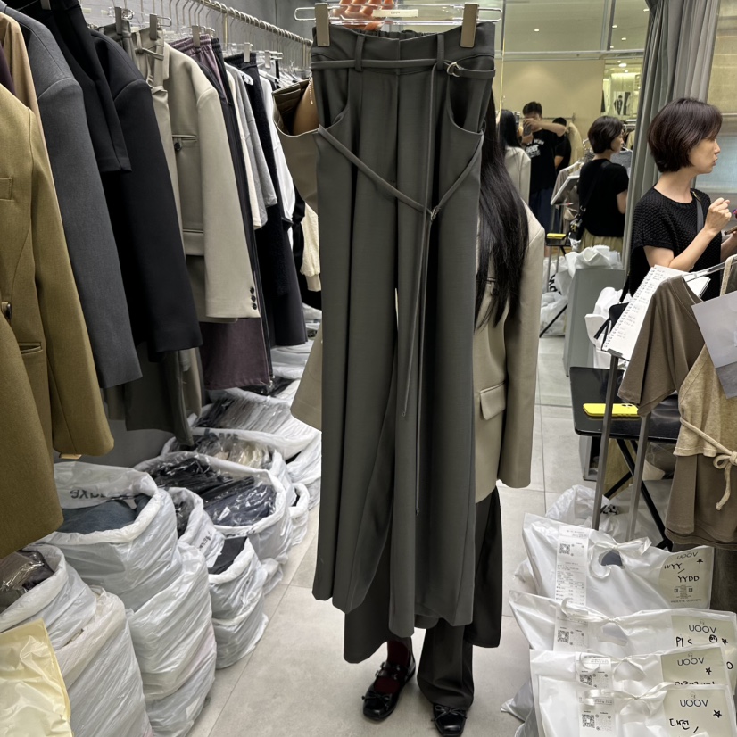 UOOV東大門㊣直郵女士新款休閑時尚人氣熱賣真品25秋冬休閑褲UOOV休閑褲圖色2