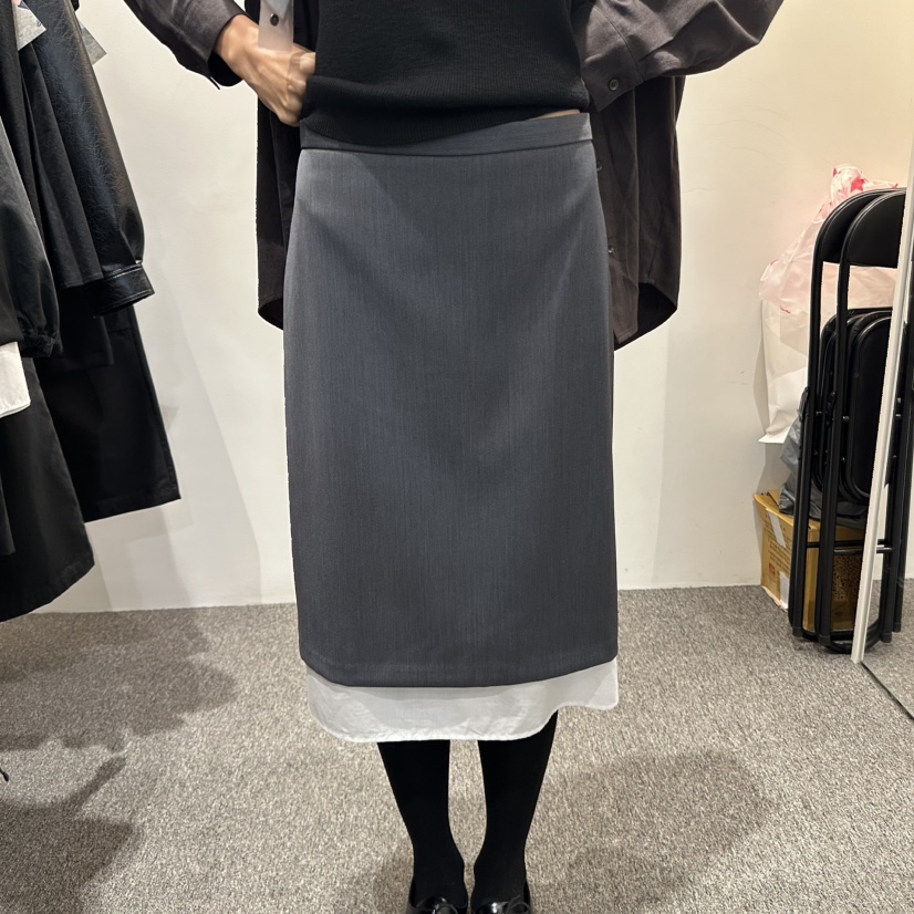 ALTER東大門㊣代購女士新款熱賣時尚職業休閑推薦人氣25秋冬長裙Alter長裙圖色1