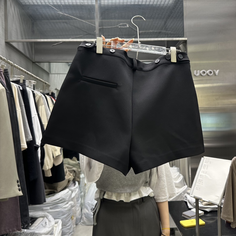 UOOV韓國直郵㊣女士新款25秋冬休閑人氣推薦熱賣職業時尚短褲UOOV短褲