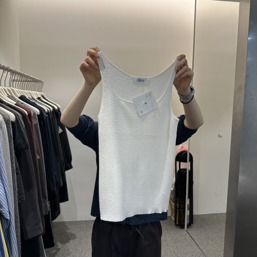 ALTER東大門㊣直郵女士新品休閑時尚25秋冬熱賣推薦吊帶背心Alter吊帶/背心圖色2