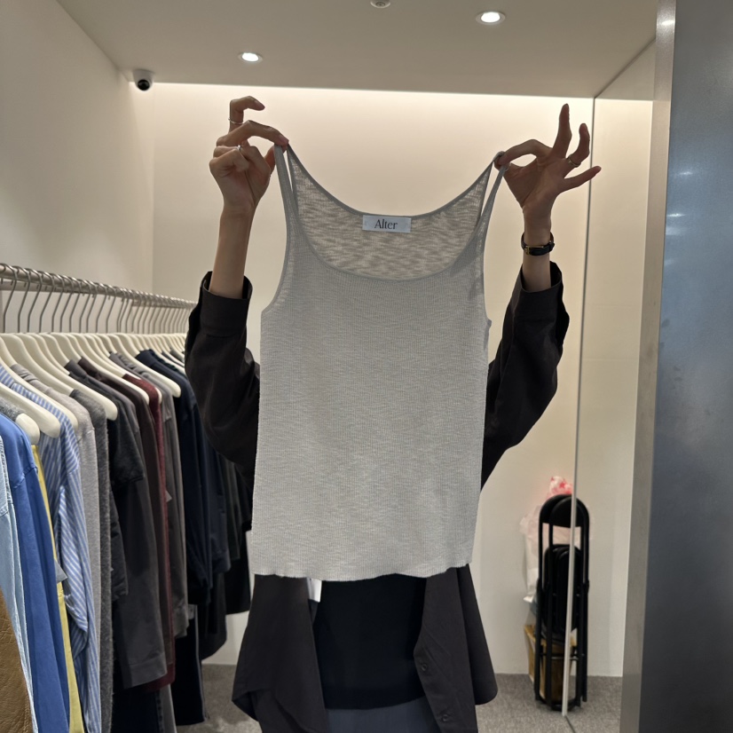 ALTER東大門㊣直郵女士新品休閑時尚25秋冬熱賣推薦吊帶背心Alter吊帶/背心圖色3