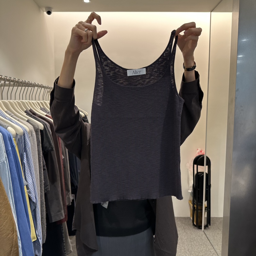 ALTER東大門㊣直郵女士新品休閑時尚25秋冬熱賣推薦吊帶背心Alter吊帶/背心圖色4