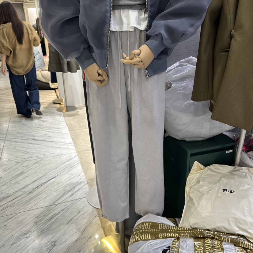 UOOV韓國直郵㊣女裝新品熱賣職業推薦人氣時尚真品25秋冬休閑褲UOOV休閑褲圖色4