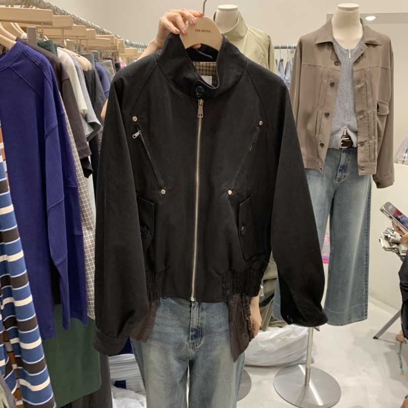 FRE韓國直郵㊣女士新款時尚真品推薦人氣休閑職業25秋冬夾克FRE夾克圖色1