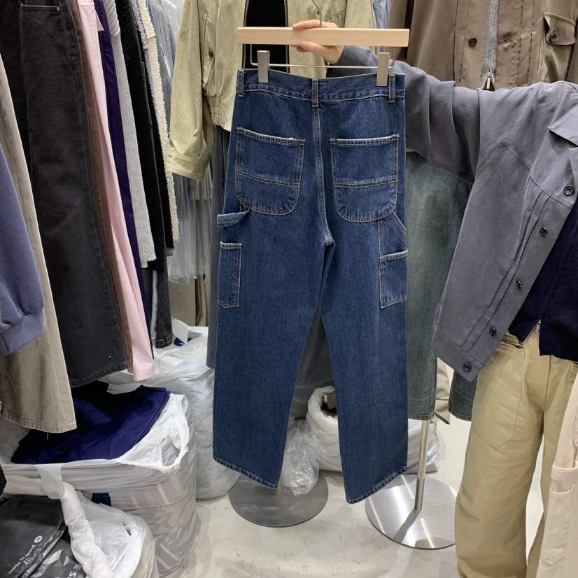 FRE韓國直郵㊣女士新品人氣時尚推薦25秋冬熱賣真品職業牛仔褲FRE牛仔褲