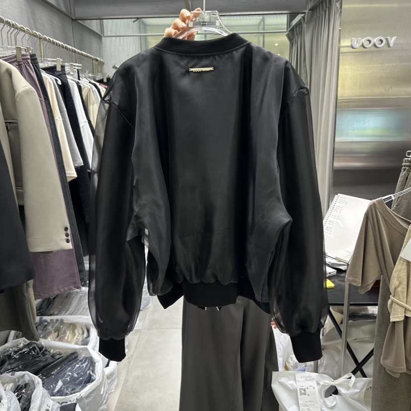 UOOV韓國直郵㊣女士新品25秋冬時尚休閑真品人氣推薦職業夾克UOOV夾克
