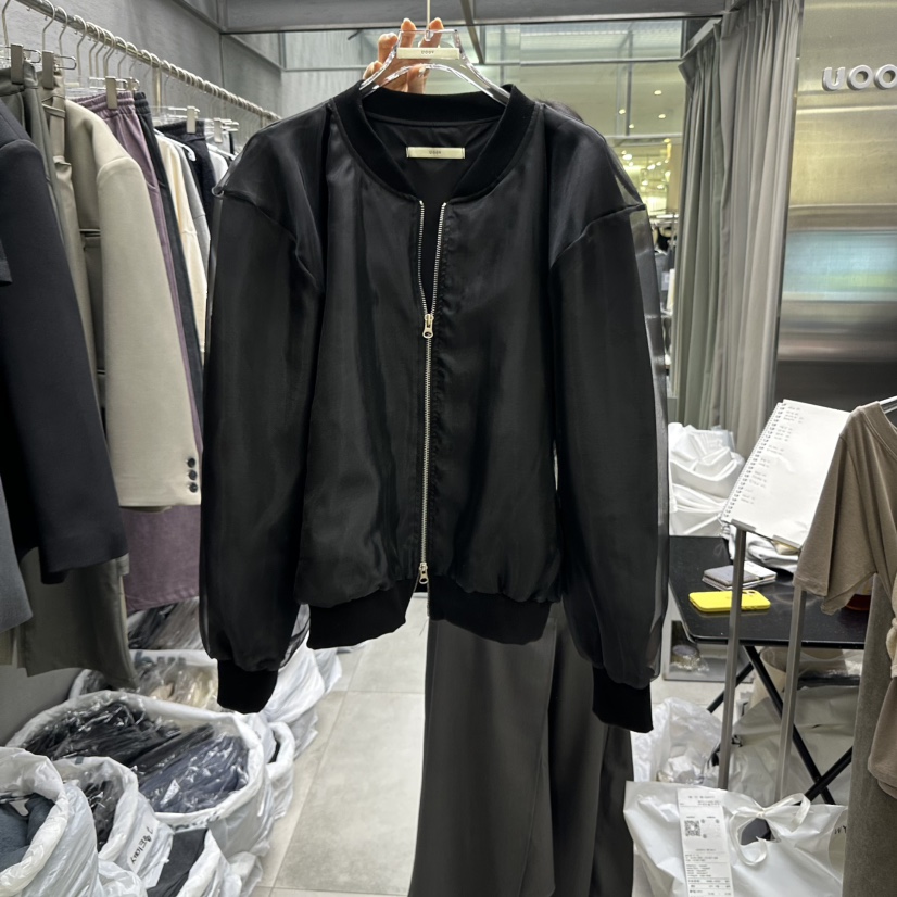 UOOV韓國直郵㊣女士新品25秋冬時尚休閑真品人氣推薦職業夾克UOOV夾克圖色2
