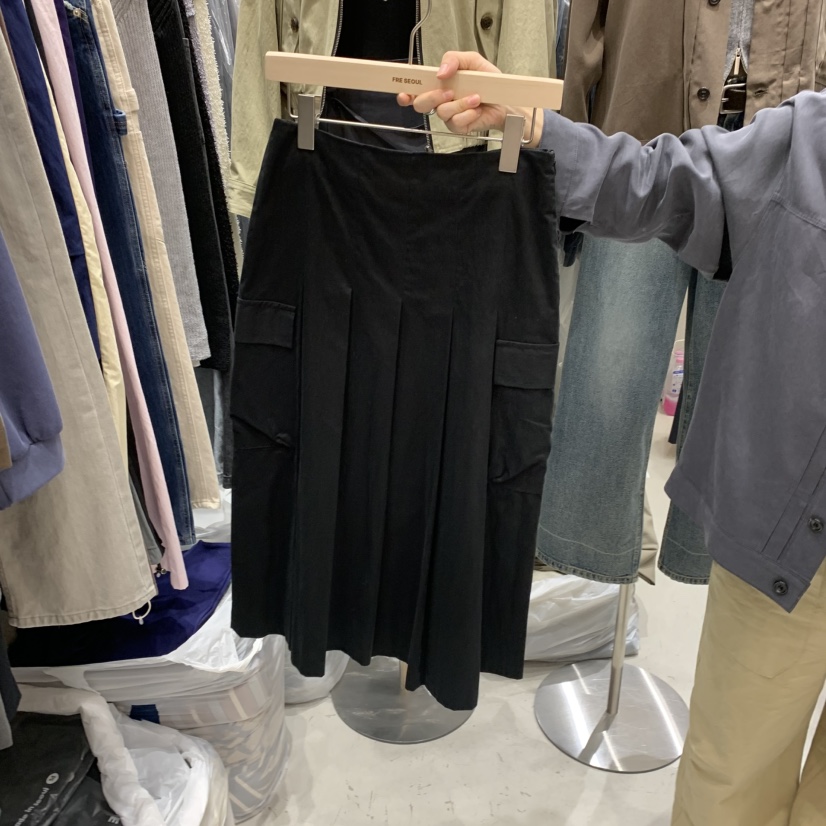 FRE東大門㊣實拍女裝新品休閑真品熱賣25秋冬時尚半身裙中短裙FRE半身裙/中短裙圖色1