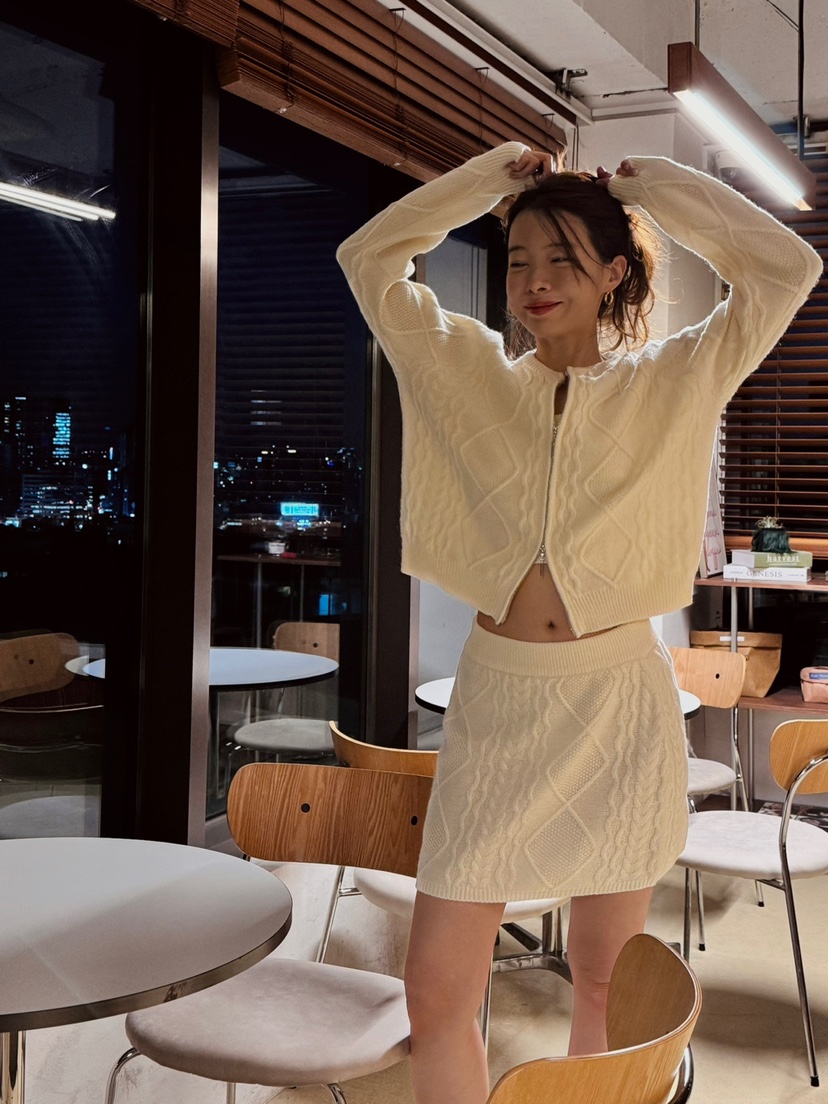 BUTTER-P韓國直郵㊣女士新品25秋冬時尚職業人氣真品套裝套裝BUTTER-P套裝