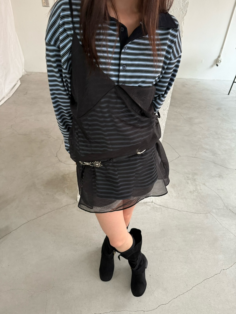 AWESOMESAUCE東大門㊣代購女裝新品25秋冬推薦真品休閑連衣裙AWESOME SAUCE連衣裙