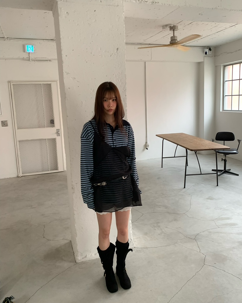 AWESOMESAUCE東大門㊣代購女裝新品25秋冬推薦真品休閑連衣裙AWESOME SAUCE連衣裙
