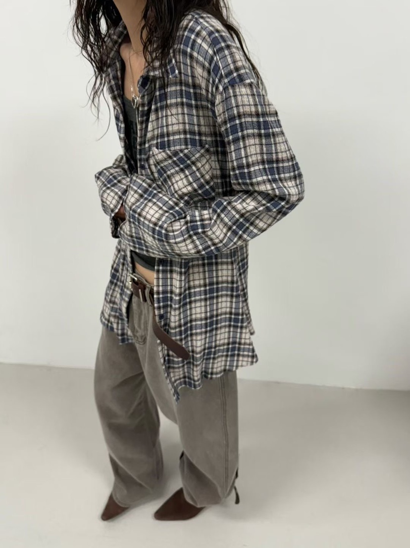 MINIMUZE東大門㊣直郵女士新款人氣休閑25秋冬時尚襯衫蕾絲衫MINIMUZE襯衫/蕾絲衫