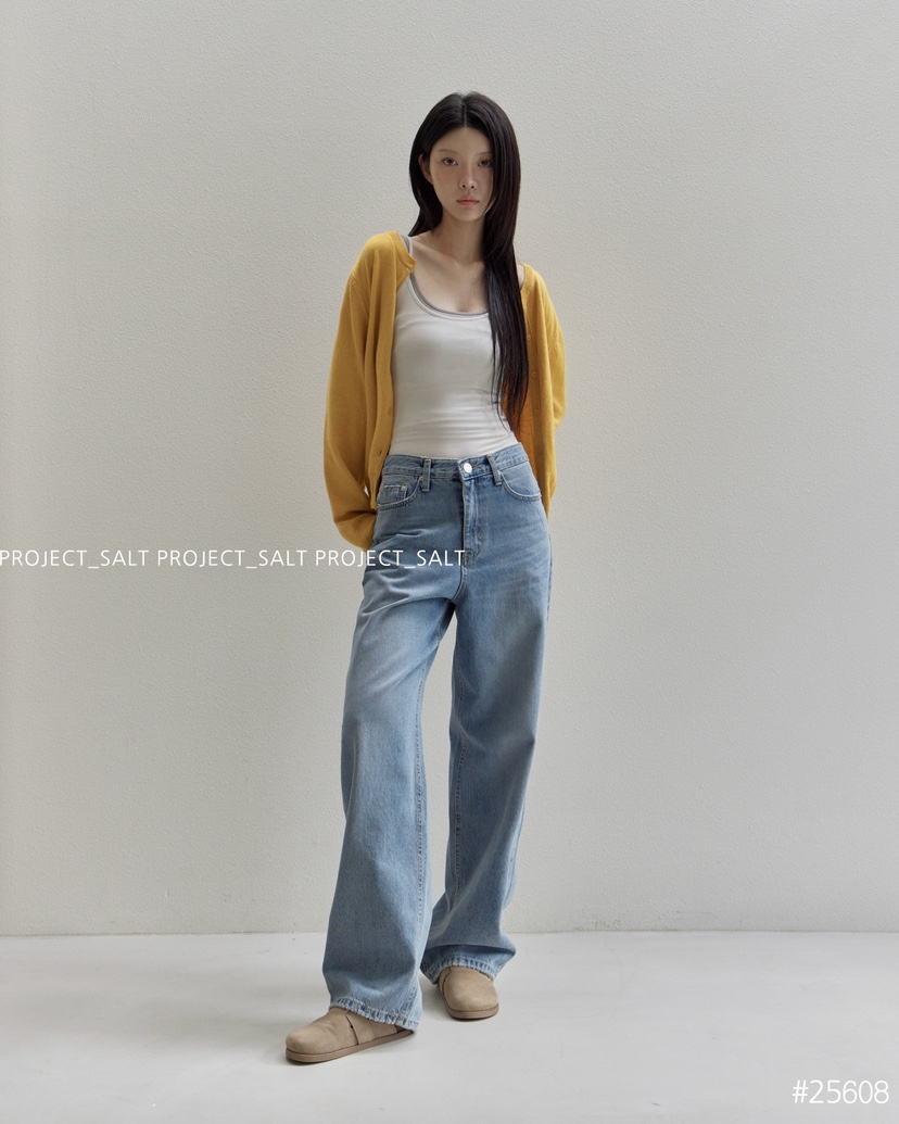 PROJECT SALT韓國直郵㊣女裝新款25秋冬牛仔褲PROJECTSALT牛仔褲