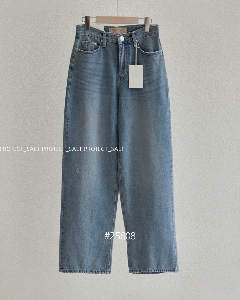 PROJECT SALT韓國直郵㊣女裝新款25秋冬牛仔褲PROJECTSALT牛仔褲