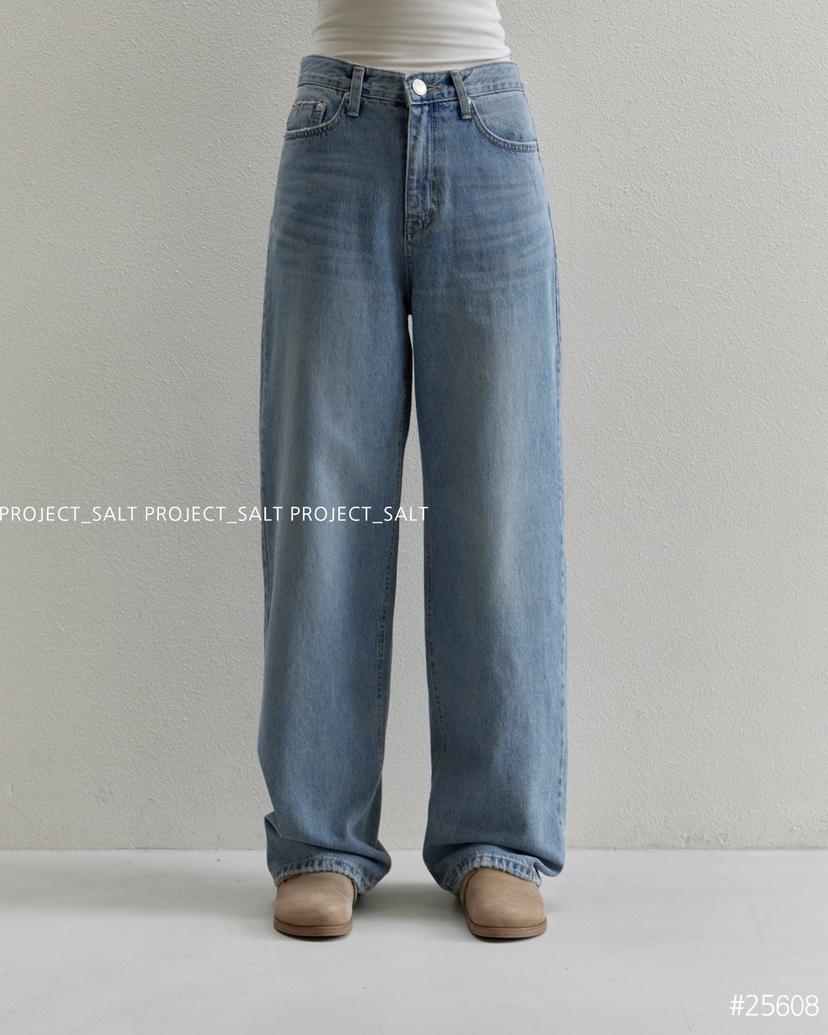 PROJECT SALT韓國直郵㊣女裝新款25秋冬牛仔褲PROJECTSALT牛仔褲