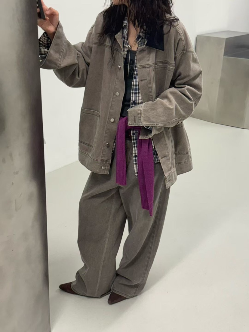 MINIMUZE東大門㊣實拍女裝新品人氣時尚推薦職業休閑牛仔褲MINIMUZE牛仔褲