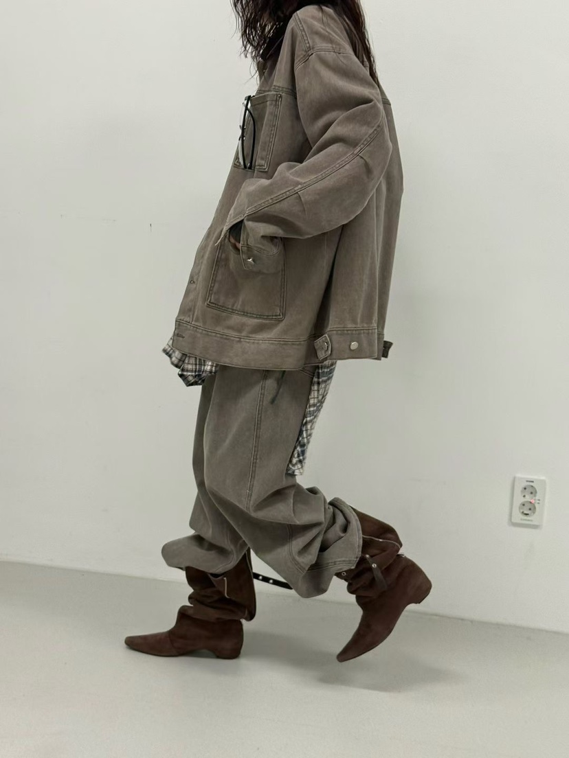 MINIMUZE東大門㊣實拍女裝新品人氣時尚推薦職業休閑牛仔褲MINIMUZE牛仔褲