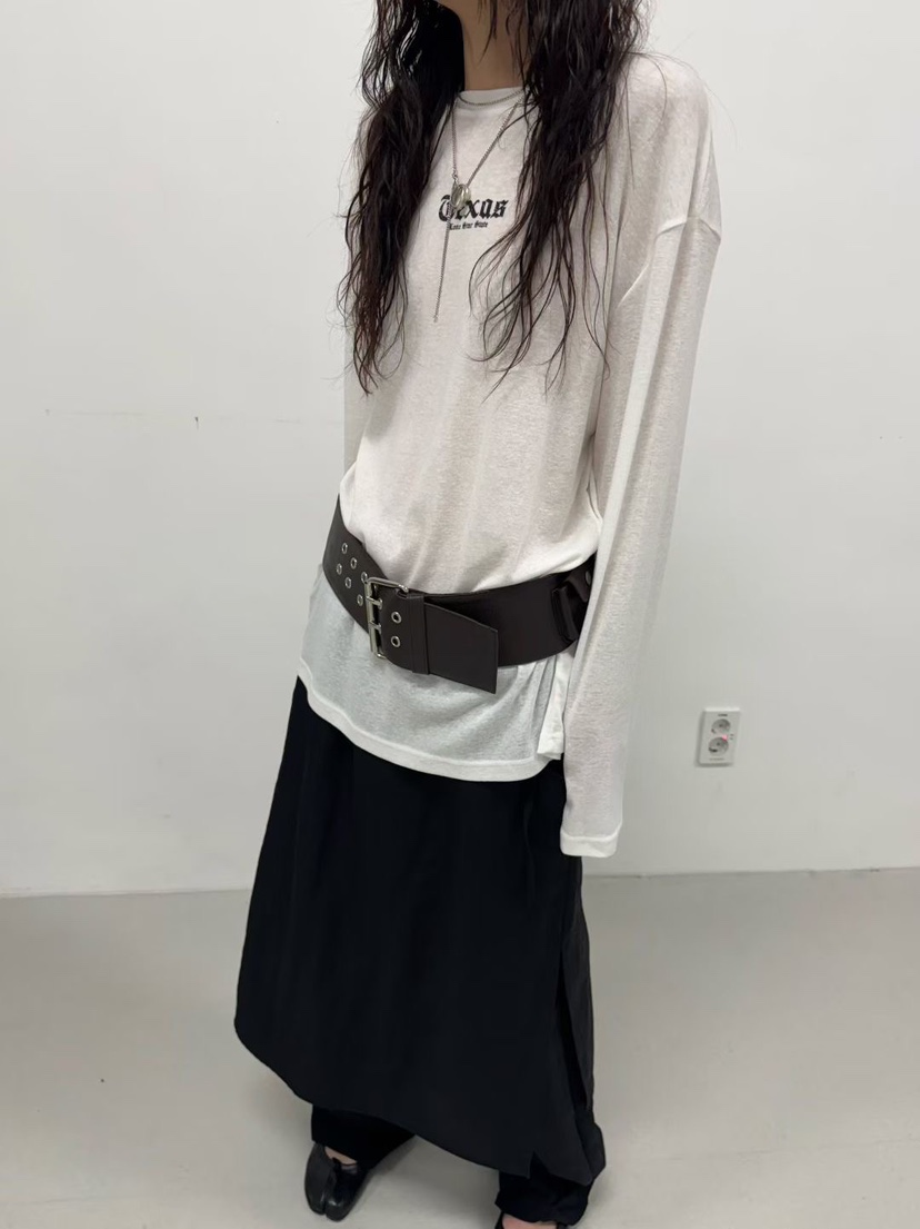 MINIMUZE東大門㊣代購女士新品休閑熱賣推薦真品人氣長袖T恤MINIMUZE長袖T恤