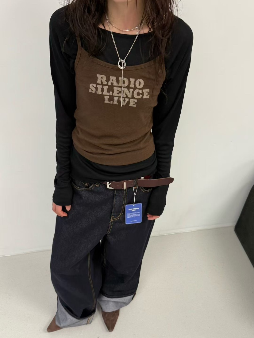 MINIMUZE韓國直郵㊣女裝新款職業推薦熱賣時尚休閑吊帶背心MINIMUZE吊帶/背心