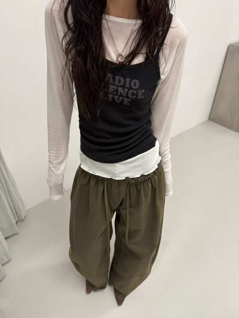 MINIMUZE韓國直郵㊣女裝新款職業推薦熱賣時尚休閑吊帶背心MINIMUZE吊帶/背心