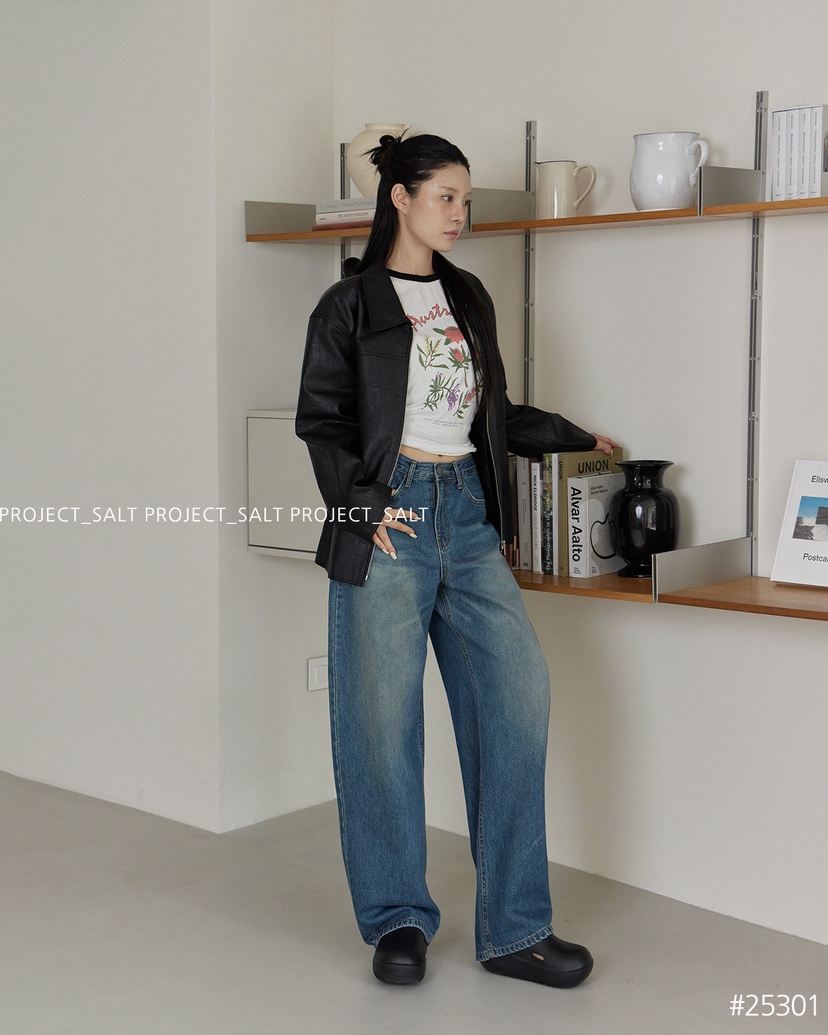 PROJECT SALT韓國直郵㊣女士新品真品牛仔褲PROJECTSALT牛仔褲