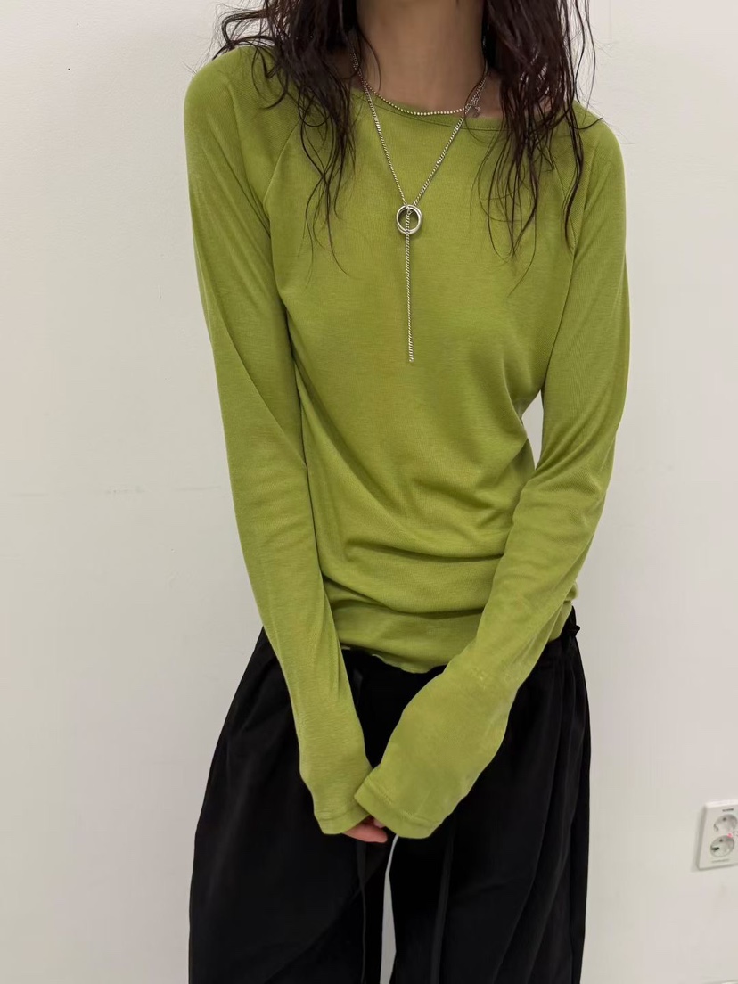 MINIMUZE東大門㊣代購女裝新款真品時尚25秋冬職業推薦長袖T恤MINIMUZE長袖T恤