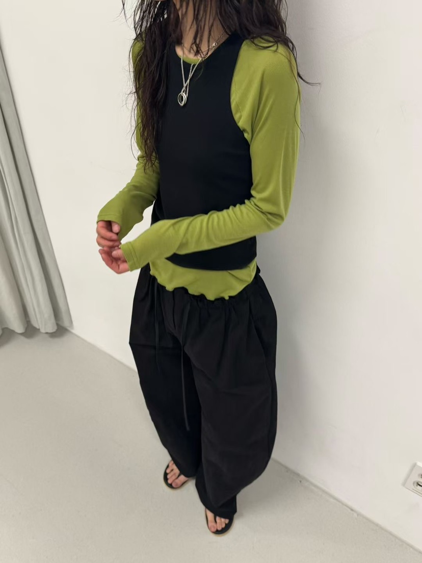 MINIMUZE東大門㊣代購女裝新款真品時尚25秋冬職業推薦長袖T恤MINIMUZE長袖T恤