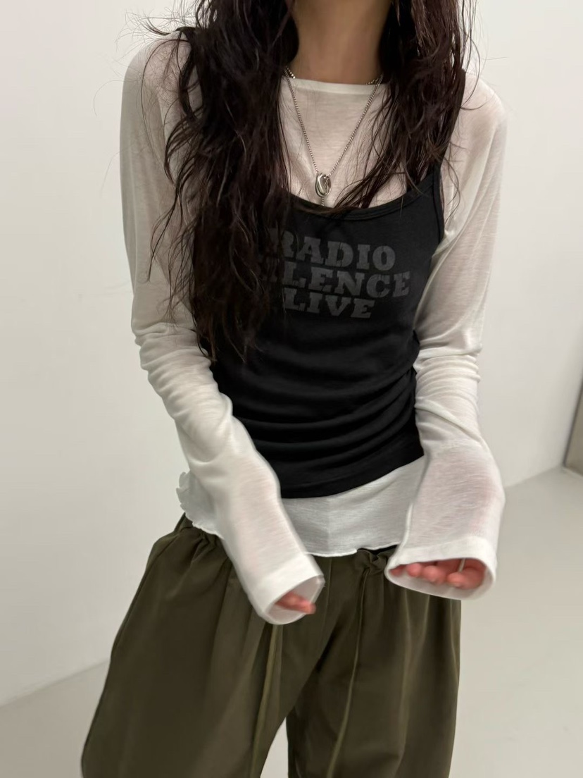 MINIMUZE東大門㊣代購女裝新款真品時尚25秋冬職業推薦長袖T恤MINIMUZE長袖T恤