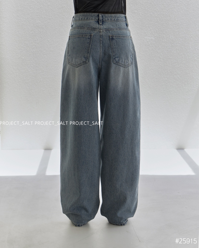 PROJECT SALT韓國代購㊣女裝新款休閑牛仔褲PROJECTSALT牛仔褲