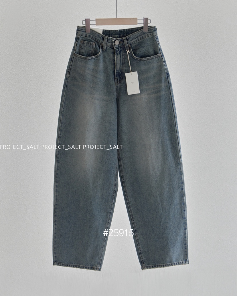 PROJECT SALT韓國代購㊣女裝新款休閑牛仔褲PROJECTSALT牛仔褲