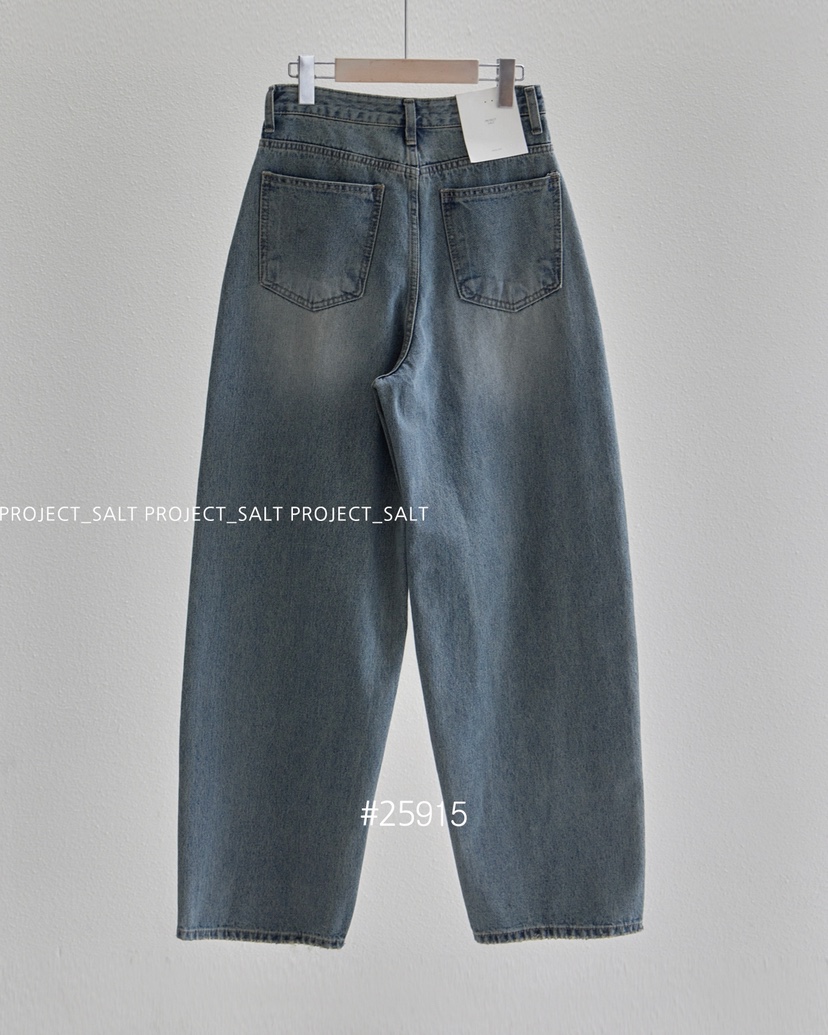PROJECT SALT韓國代購㊣女裝新款休閑牛仔褲PROJECTSALT牛仔褲