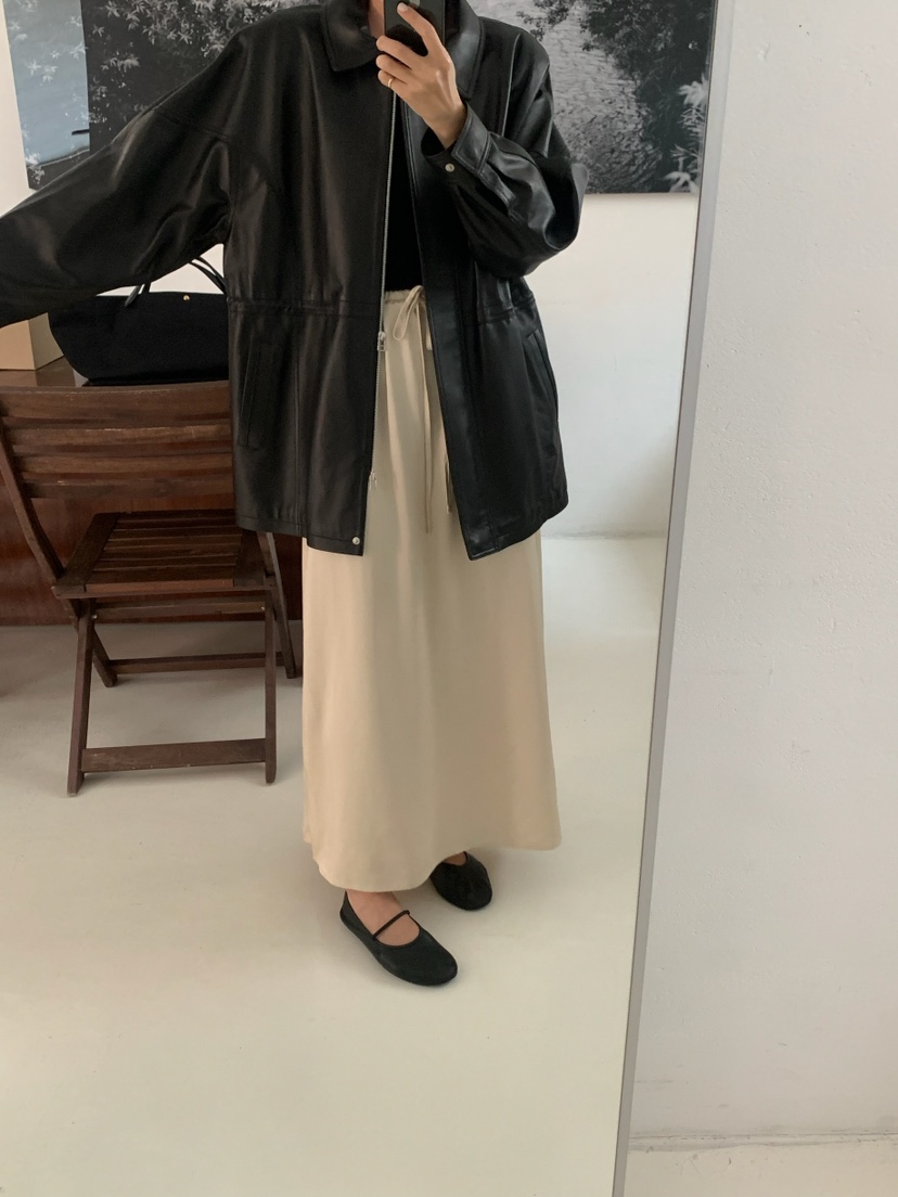 A Flan東大門㊣直郵女裝新款熱賣真品推薦職業25秋冬長裙寬松AFN EDITION長裙