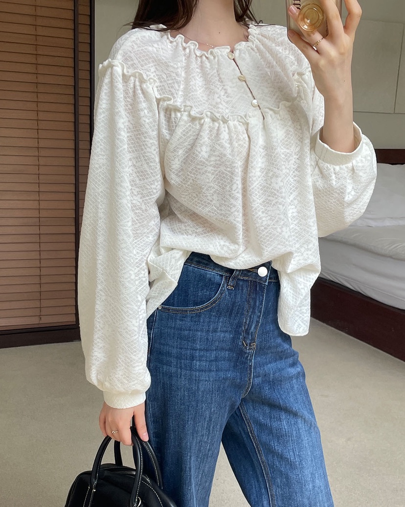 RE:FRESH-L韓國直郵㊣女裝新款休閑人氣時尚熱賣25秋冬牛仔褲RE:FRESH牛仔褲