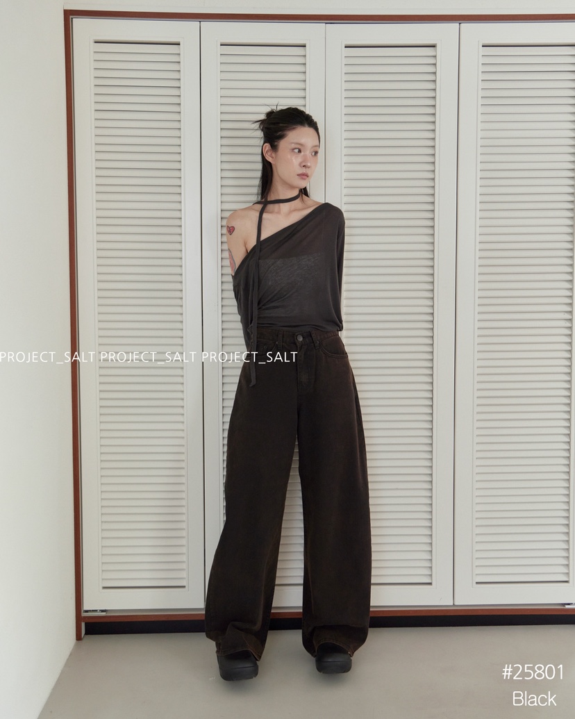 PROJECT SALT韓國代購㊣女裝新款真品牛仔褲PROJECTSALT牛仔褲