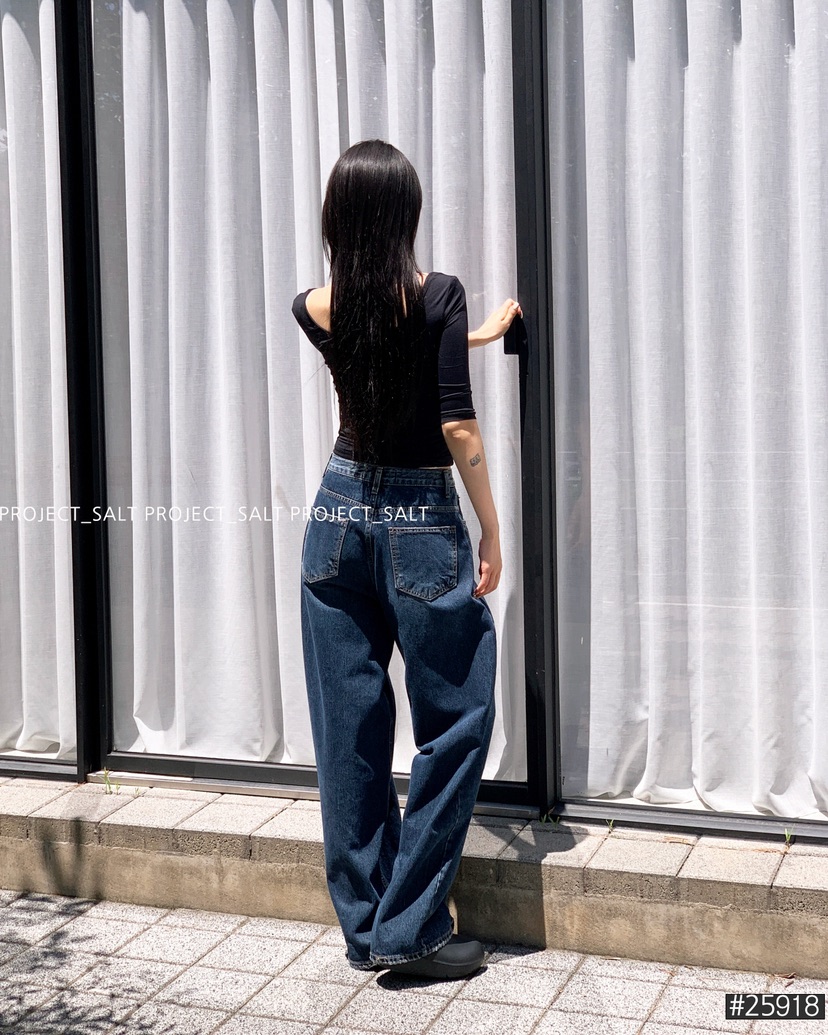 PROJECT SALT韓國代購㊣女裝新款時尚牛仔褲PROJECTSALT牛仔褲