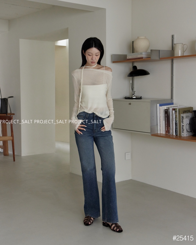 PROJECT SALT東大門㊣代購女裝新品真品牛仔褲PROJECTSALT牛仔褲