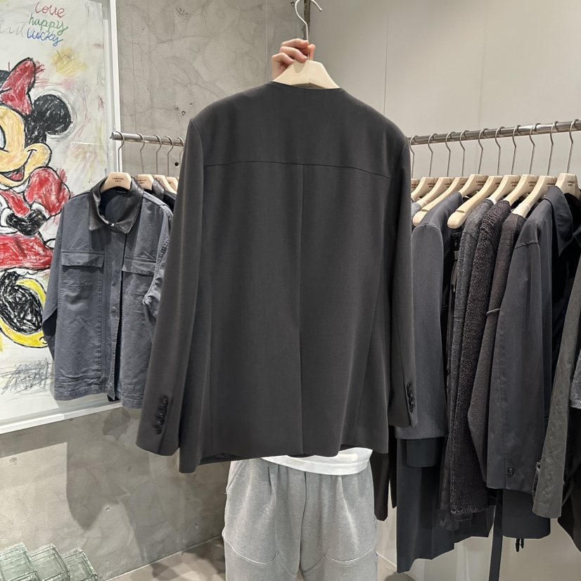 LAMAGIEPIE東大門㊣代購女裝新品25秋冬休閑推薦職業時尚夾克LAMAGIE GREY夾克