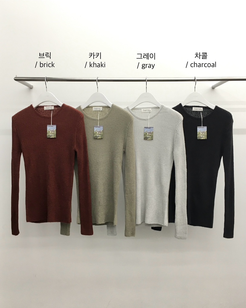 HEMP-P東大門㊣代購女裝新品25秋冬時尚熱賣真品針織衫羊駝hemp針織衫