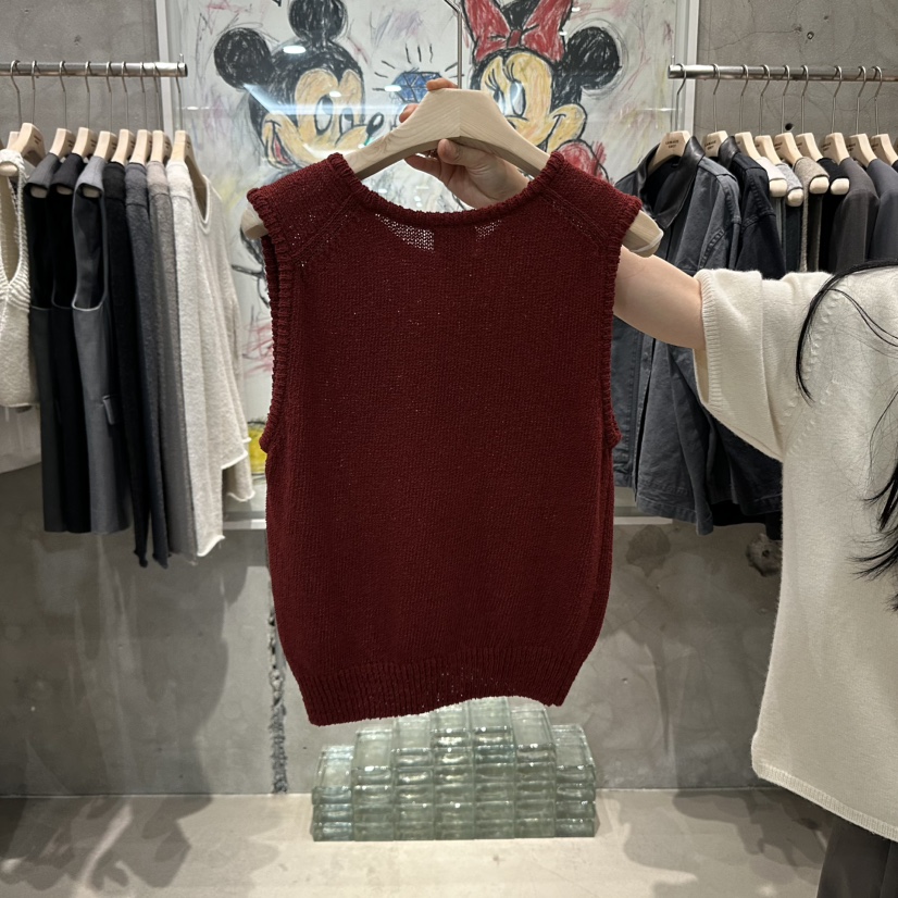 LAMAGIEPIE東大門㊣實拍女士新款真品推薦25秋冬職業吊帶背心LAMAGIE GREY吊帶/背心