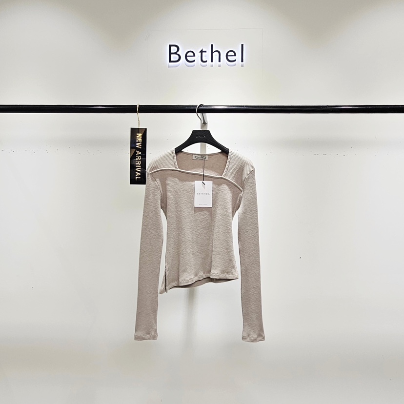 BETHEL韓國直郵㊣女裝新品時尚職業真品休閑熱賣25秋冬長袖T恤BETHEL長袖T恤
