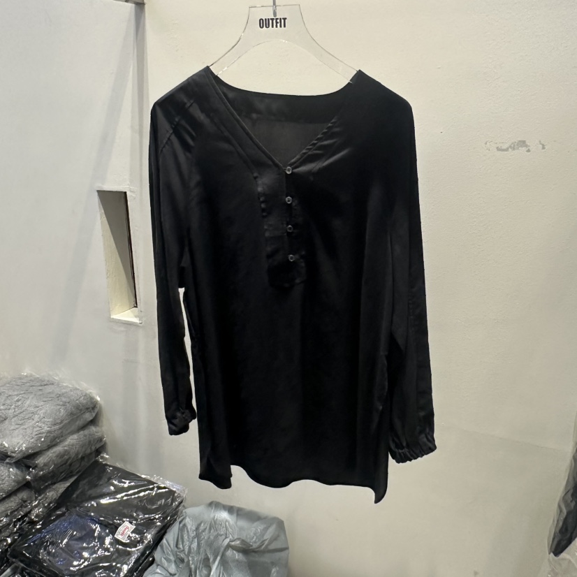 OUTFIT韓國代購㊣女裝新款時尚推薦真品25秋冬人氣襯衫蕾絲衫OUTFIT襯衫/蕾絲衫圖色2