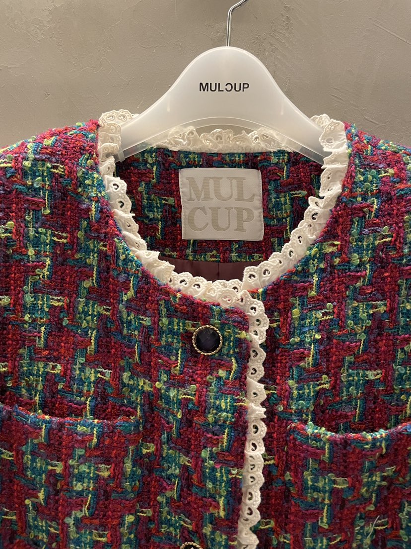 MULCUP東大門㊣直郵女裝新款25秋冬真品推薦休閑時尚職業夾克MULCUP夾克