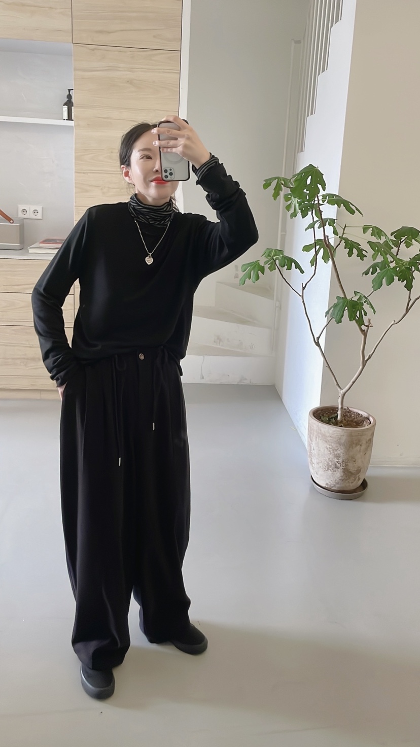 URBANE cloth東大門㊣實拍女士新款25秋冬休閑真品長袖T恤URBANE cloth長袖T恤
