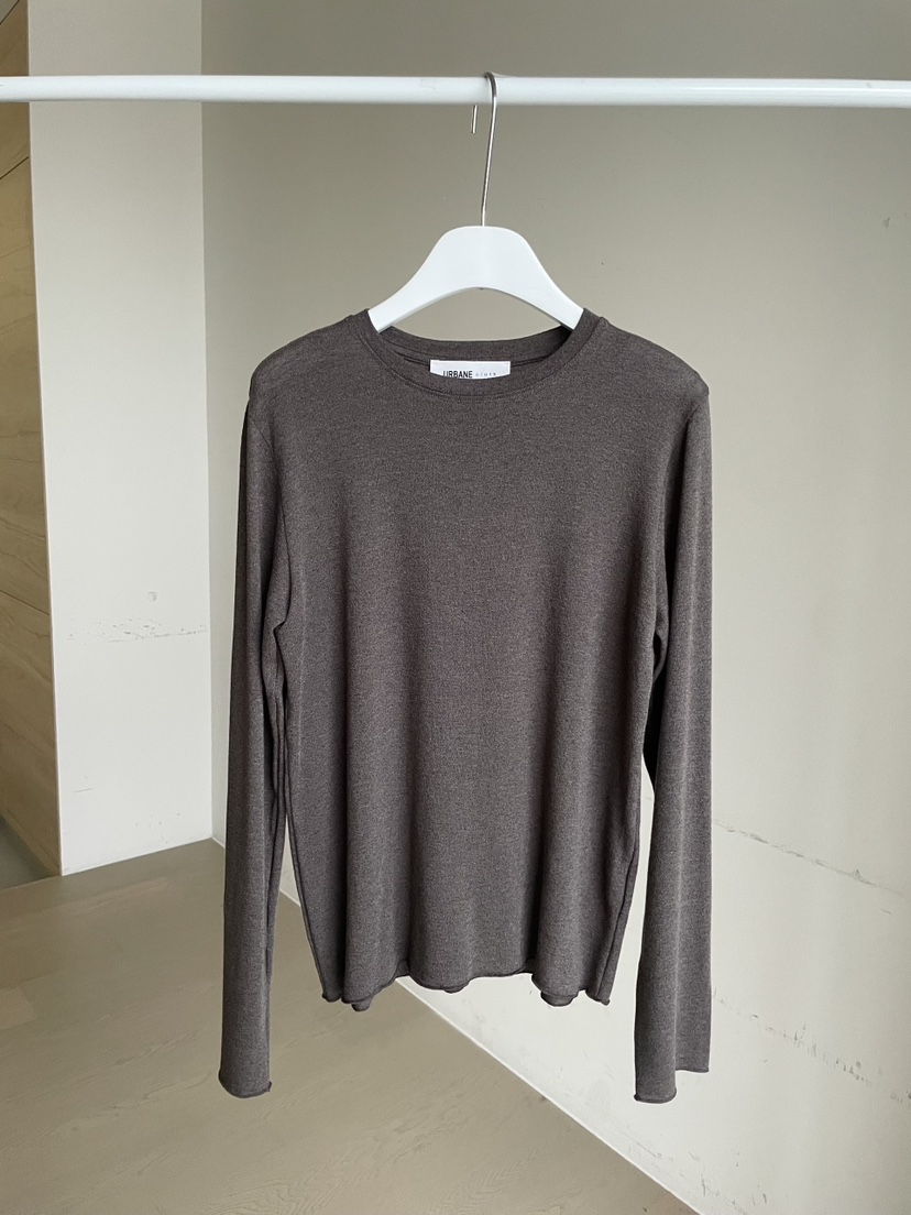 URBANE cloth東大門㊣實拍女士新款25秋冬休閑真品長袖T恤URBANE cloth長袖T恤圖色2