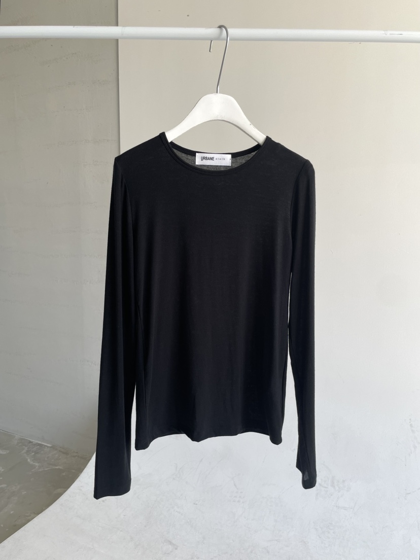 URBANE cloth東大門㊣代購女裝新款真品人氣職業休閑長袖T恤URBANE cloth長袖T恤圖色4