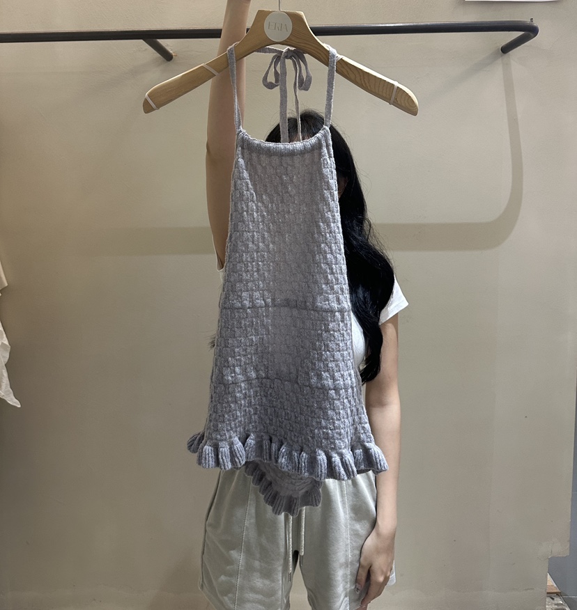 ERIA韓國代購㊣女裝新品休閑人氣時尚真品推薦熱賣吊帶背心ERIA/HUE吊帶/背心圖色1