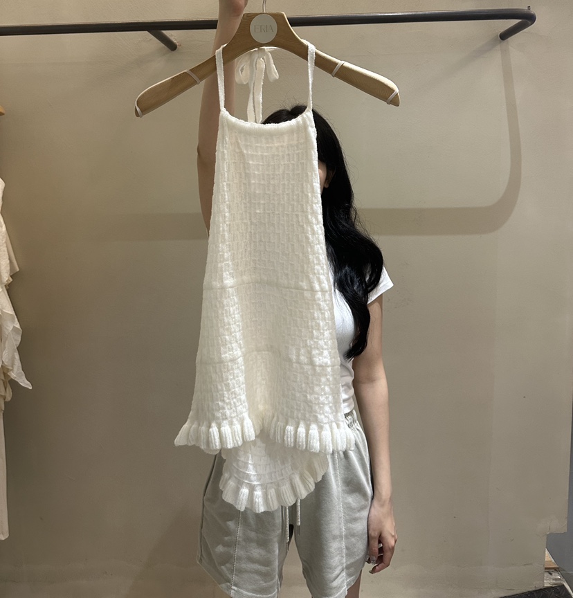 ERIA韓國代購㊣女裝新品休閑人氣時尚真品推薦熱賣吊帶背心ERIA/HUE吊帶/背心圖色2