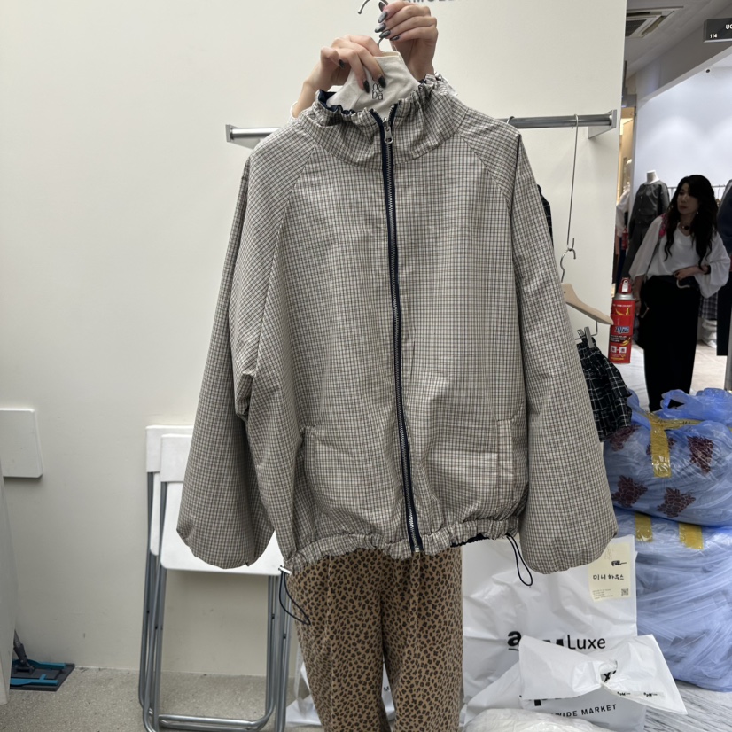 AMOEBA東大門㊣直郵女士新品時尚推薦25秋冬真品夾克里外穿AMOEBA夾克